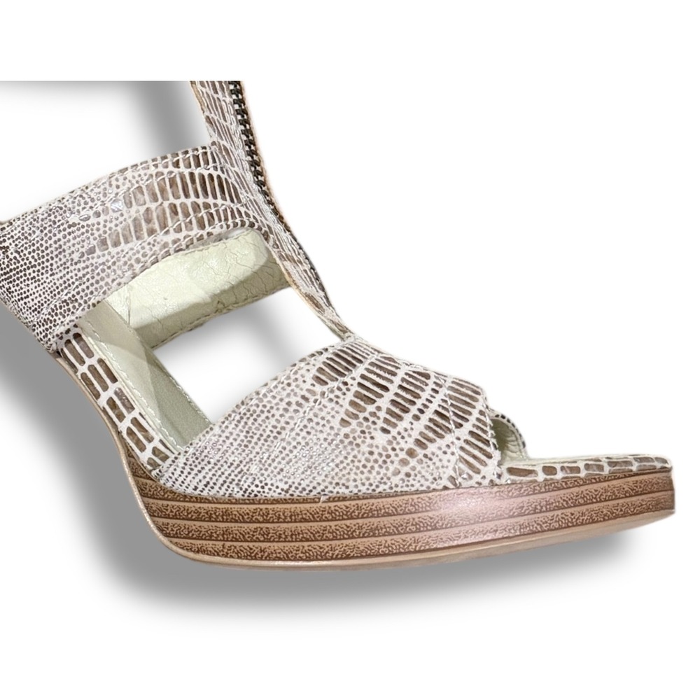 BCBG Generation Taina Heelless Open Toe Gladiator Heels Womens Size 9.5M - Picture 7 of 13